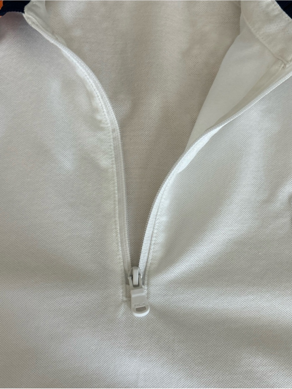 Ralph Lauren White Short-Sleeve Polo with Navy Trim - Picture 7 of 10
